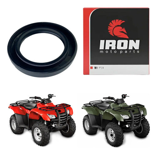 Retentor do Diferencial Traseiro Esquerdo Iron Honda Trx 420 Fourtrax 2008 a 2013