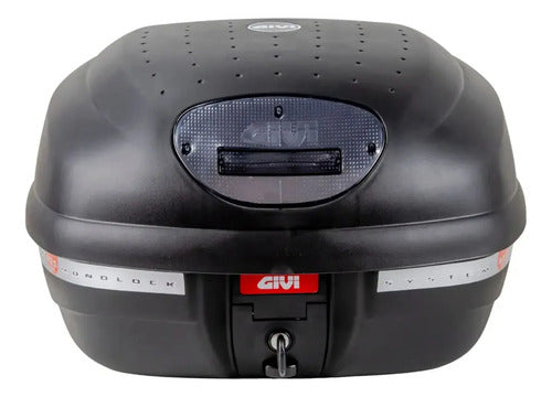 Bauleto Baú Traseiro Givi E33NT Point Monolock 33 Litros Lente Fumê