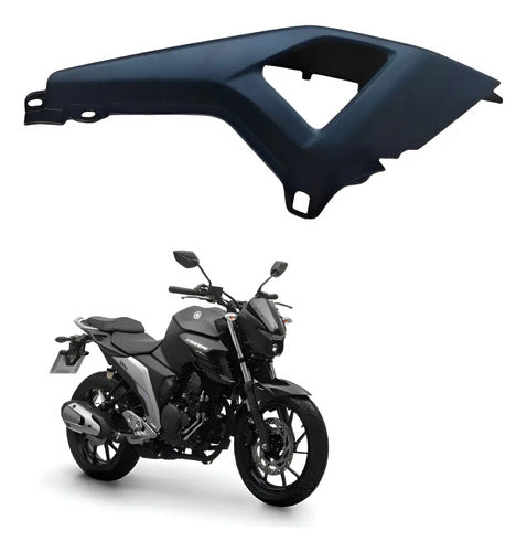 Rabeta Lateral Direita Yamaha Fazer Fz25 250 2020 a 2024 Preto Fosco