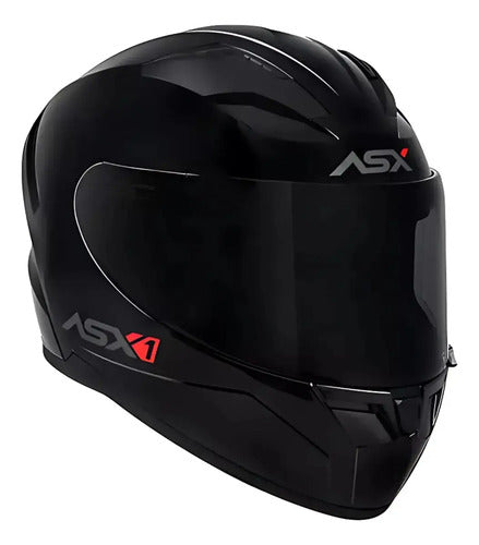 Capacete ASX City Solid Preto Grafite Brilhante