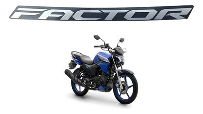 Adesivo Emblema da Capa do Tanque Yamaha Factor Dx 150 2025 Azul Metálico