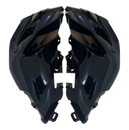 Par de Capas do Tanque Paramotos Honda Cg 160 Fan 2025 em diante Preto Metálico