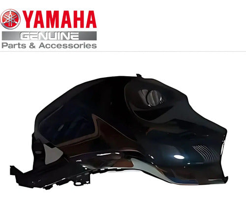 Capa do Tanque Direita Yamaha Fazer Fz15 150 2023 a 2025 Preto Brilhante