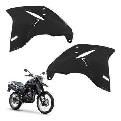 Par de Guias de Ar Abas do Tanque Paramotos Yamaha Lander 250 2020 a 2024 Preto