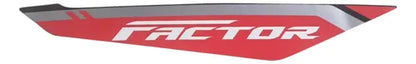 Adesivo da Tampa Lateral Direita Yamaha Factor 150 2024 Vermelho