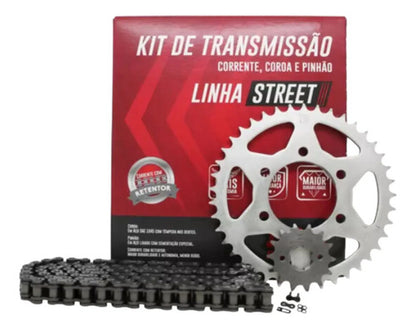 Kit Relação DID Premium com Retentor Yamaha Crosser 150 2014 a 2024 428HXV 122L 41/14T