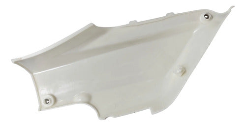 Tampa Lateral Direita Iron Shineray Phoenix 50 2011 a 2021 Xy 50q 2009 a 2021 Branco