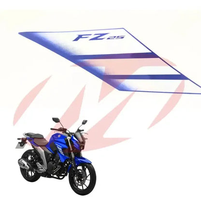 Adesivo da Tomada de Ar Direita Yamaha Fazer Fz25 250 2022 a 2023 Azul