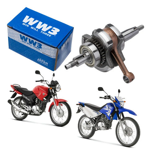 Virabrequim Completo com Biela WW3 Yamaha Factor Xtz 125 2006 a 2016