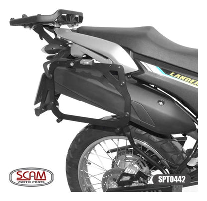 Suporte de Baú Bagageiro Lateral Scam Yamaha Lander 250 2019 a 2025