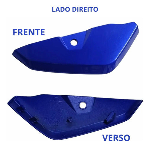 Protetor do Paralama Dianteiro Direito Yamaha Fazer Fz15 150 2023 a 2025 Azul