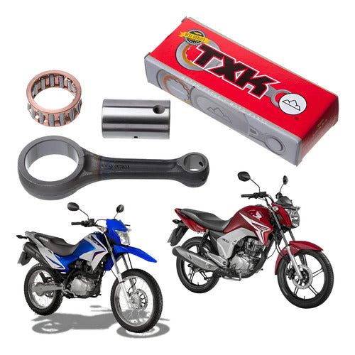 Biela Completa TXK Honda Cg Bros 150 Titan Fan Start 2004 a 2015