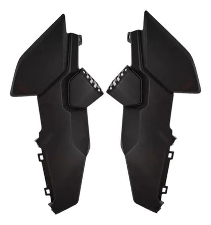 Par de Tampas Laterais Dianteiras Paramotos Honda Cb 300f Twister 2023 a 2025 Preto