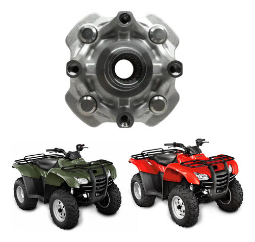 Cubo da Roda Dianteira Iron Honda Trx 420 Fourtrax 2007 a 2013