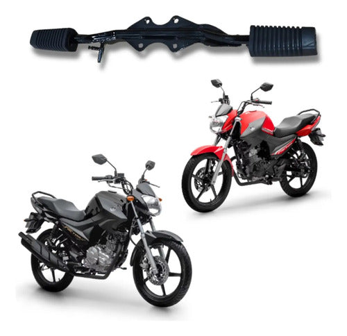 Estribo Pedaleira Dianteira Completa Yamaha Factor 125 150