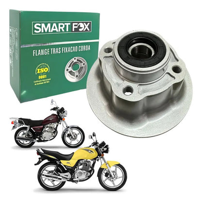 Flange da Coroa com Retentor e Rolamento Smartfox Suzuki Yes Intruder 125
