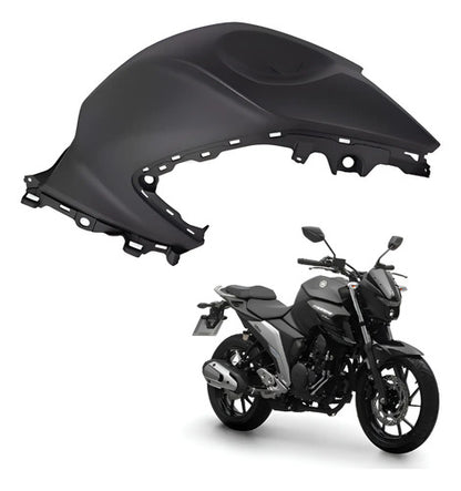 Capa do Tanque Direita Yamaha Fazer Fz25 250 2018 a 2024 Preto Fosco