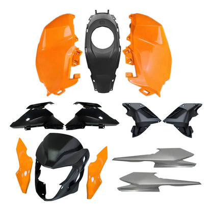 Kit Carenagem Completo Paramotos Honda Cg 160 Titan 2025 em diante Laranja Perolizado