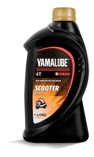Óleo de Motor Yamalube Scooter 10W-40 Semissintético 4T API SL 1 Litro