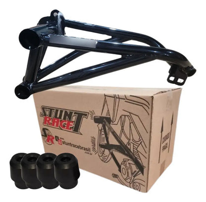 Protetor de Motor Stunt Race Cage Yamaha Fazer 250 2006 a 2017 Preto Brilhante