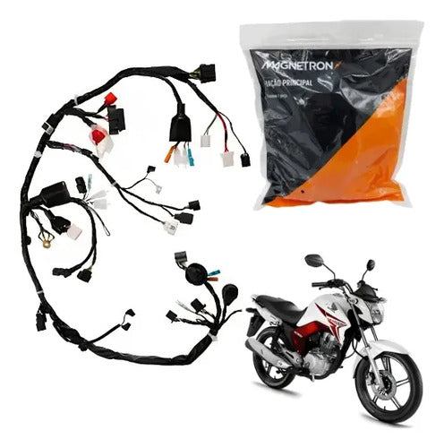 Fiação Chicote Elétrico Principal Magnetron Honda Cg 150 Titan Fan 2014