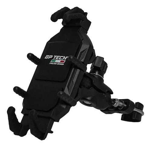 Suporte de Celular para Guidão GP Tech Armor Anti Shock 4 a 7 Polegadas