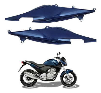 Par de Rabetas Laterais Paramotos Honda Cb 300r 2012 Azul