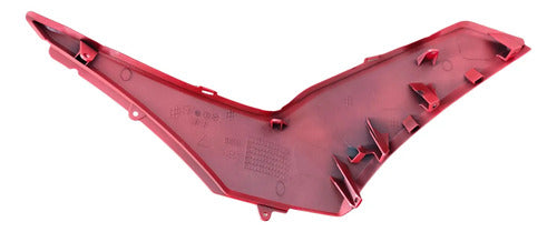 Carenagem do Assoalho Esquerda Yamaha Nmax 160 2025 em diante Vermelho