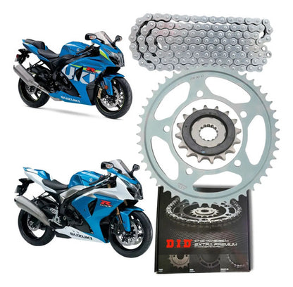 Kit Relação DID Premium com Retentor Suzuki Gsx-R1000 2009 a 2016 530VX3 114L 42/17T