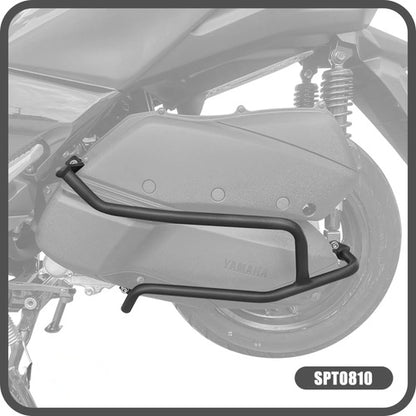 Protetor do CVT Scam Yamaha Xmax 250 2021 em diante Xmax 300 2026 em diante Preto Fosco