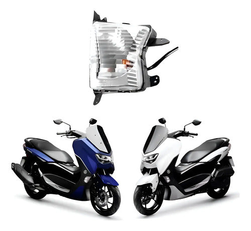 Seta Pisca Dianteiro Esquerdo Yamaha Nmax 160 2017 a 2021 Cristal