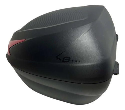 Bauleto Baú Traseiro Givi B330N Monolock 33 Litros Lente Vermelha