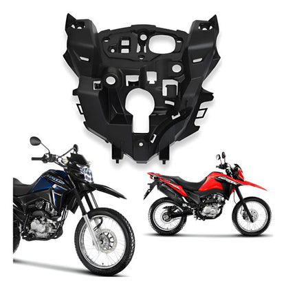 Carenagem Interna do Farol Paramotos Honda Bros 160 2022 a 2024 Preto
