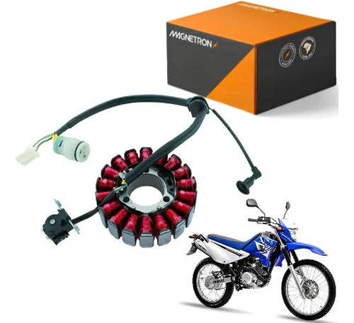 Magneto Estator com Bobina de Pulso Magnetron Yamaha Xtz 125 2011 em diante