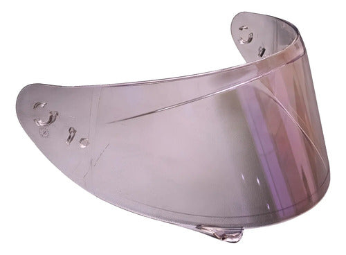 Viseira Polivisor Axxis Segment ASX V18B Injetada 2,2 mm Rosa Claro