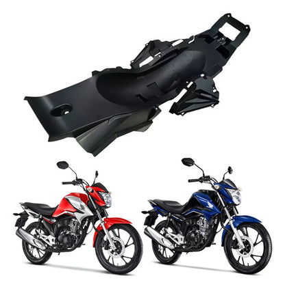Paralama Traseiro Interno B Paramotos Honda Cg 160 Titan Fan Preto