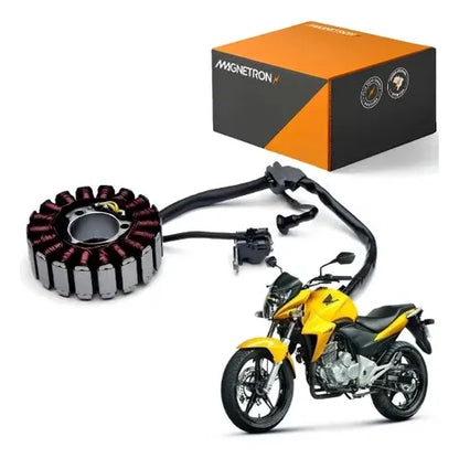 Magneto Estator com Bobina de Pulso Magnetron Honda Cb 300r 2009 a 2012