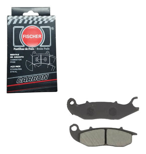 Pastilha de Freio Dianteira Fischer Yamaha Crosser 150 Lander Ténéré 250 Honda Pcx 125 150 FJ2660C