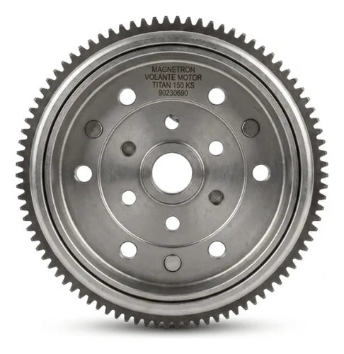 Volante do Magneto Partida a Pedal Magnetron Honda Cg 150 Titan 2004 a 2008 Bros 150 2006 a 2008