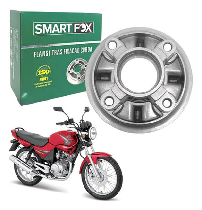 Flange da Coroa com Retentor e Rolamento Smartfox Yamaha Crypton 105 Factor 125