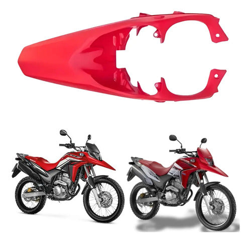 Paralama Dianteiro Superior Paramotos Honda Xre 300 2010 a 2018 Vermelho