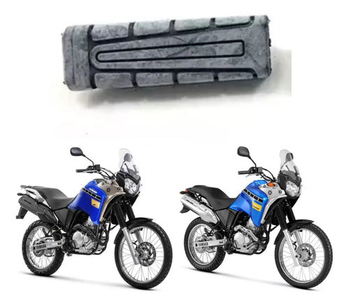Borracha da Pedaleira Traseira Esquerda Yamaha Crypton 115 Factor Xtz 125 Lander Ténéré 250