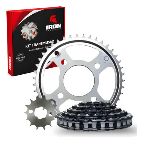 Kit Relação Iron sem Retentor Suzuki Gsr 150i 2011 a 2018 428H 116L 42/15T