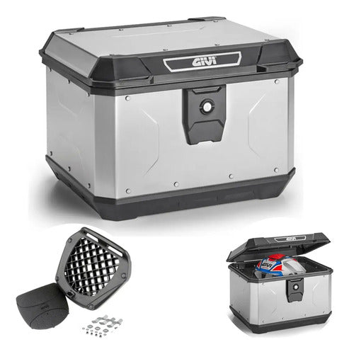 Baú Traseiro de Alumínio Givi ALP44ABR Monolock 44 Litros