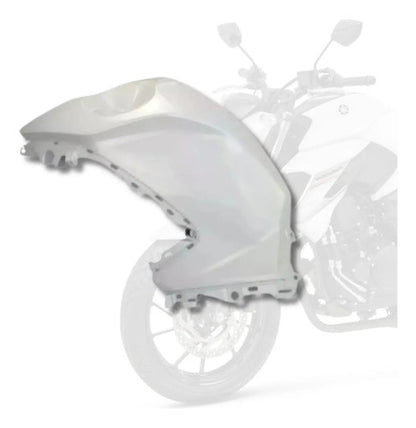 Capa do Tanque Esquerda Yamaha Fazer Fz25 250 2018 a 2024 Branco