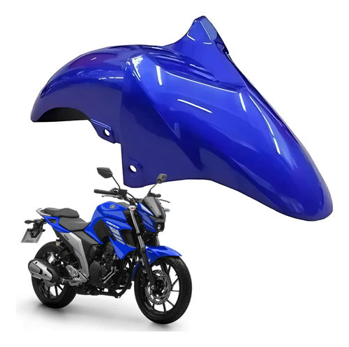 Paralama Dianteiro Paramotos Yamaha Fazer Fz25 250 Azul