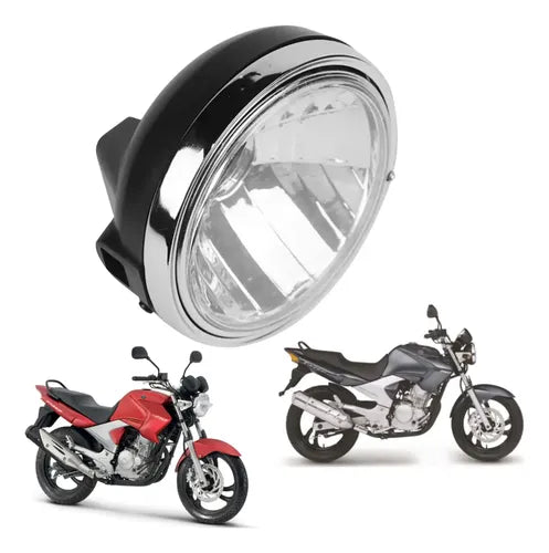 Farol Bloco Óptico com Lâmpada Smartfox Yamaha Factor 125 2006 a 2008 Fazer 250 2006 a 2010