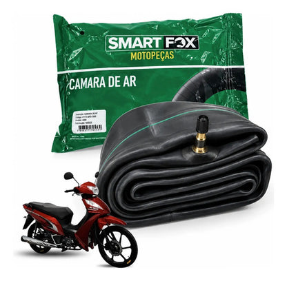 Câmara de Ar Smartfox Yamaha Crypton 115 Shineray Jet Phoenix 50 Honda C100 Dream 2.50 Aro 17