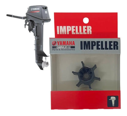 Rotor da Bomba d'Água Yamaha Motor de Popa 8 HP 2T 1997 em diante