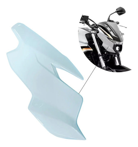 Bananinha Carenagem Lateral do Farol Direita Yamaha Fazer Fz25 250 2025 Branco